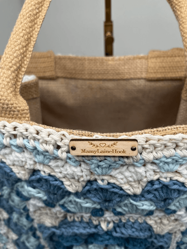 Sac mandala fait au crochet