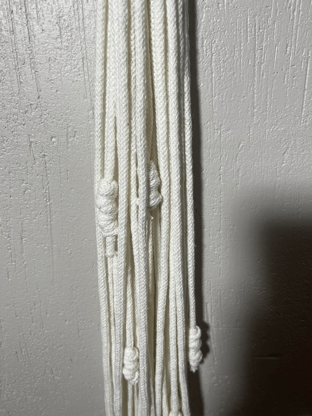 Hibou en macramé