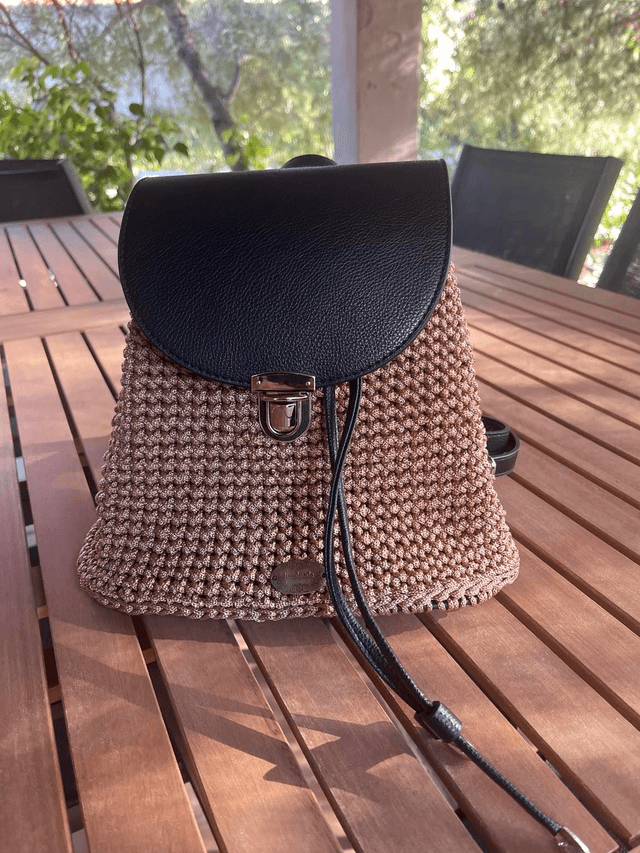 Sac à dos fait main