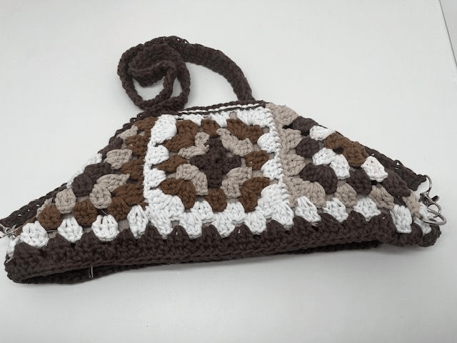 Sac Banane en carrés granny