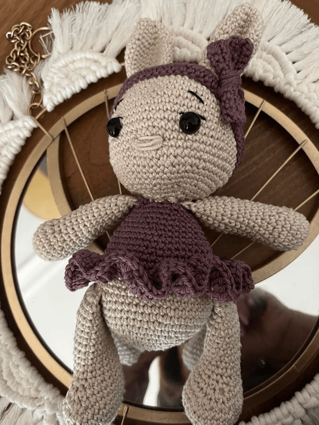 Lapin fait au crochet