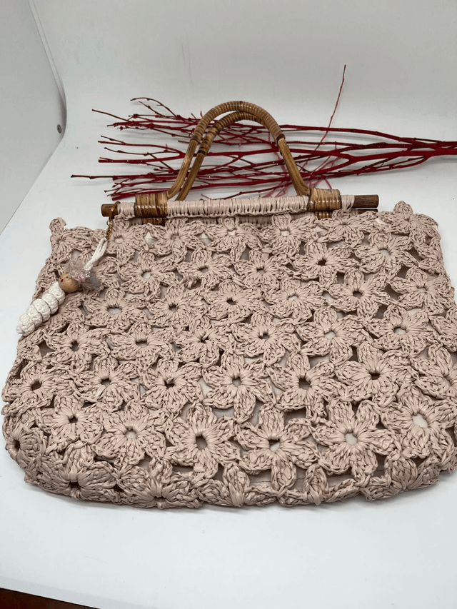 Sac à main raphia