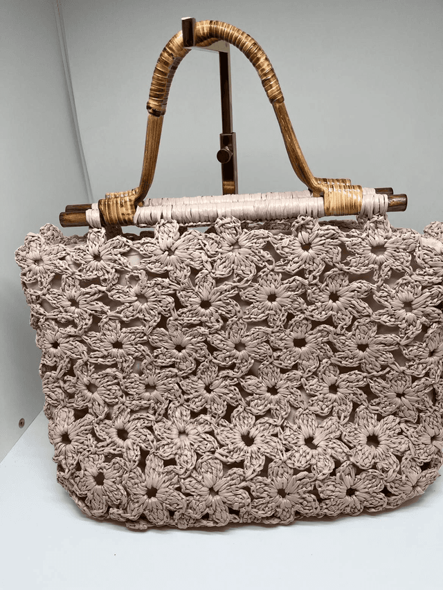 Sac à main raphia
